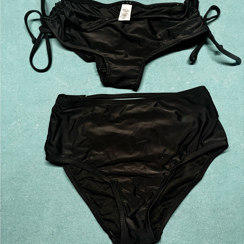 Time and Tru Black Swim Bottoms